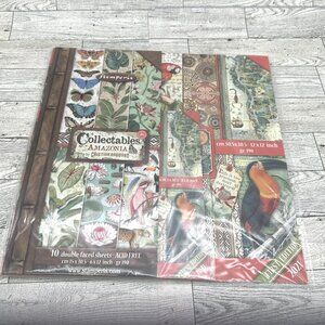 Brand New Stamperia Collectables Amazonia Scrapbook Pads 30 Sheets Sizes Vary
